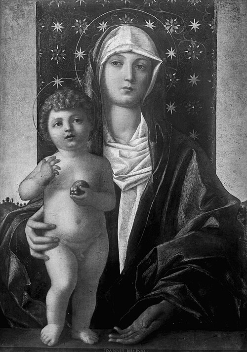 Mary with the child, 1500, Giovanni Bellini