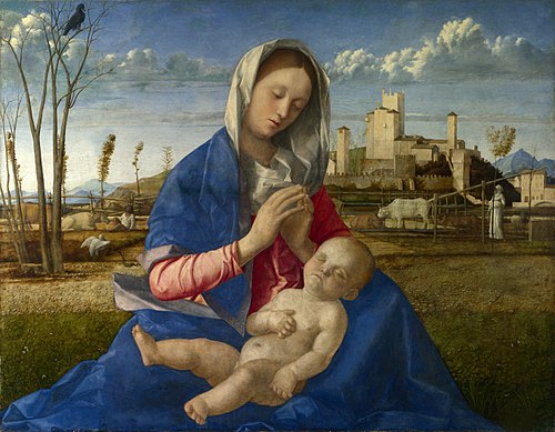 Madonna del prato, 1500, Giovanni Bellini