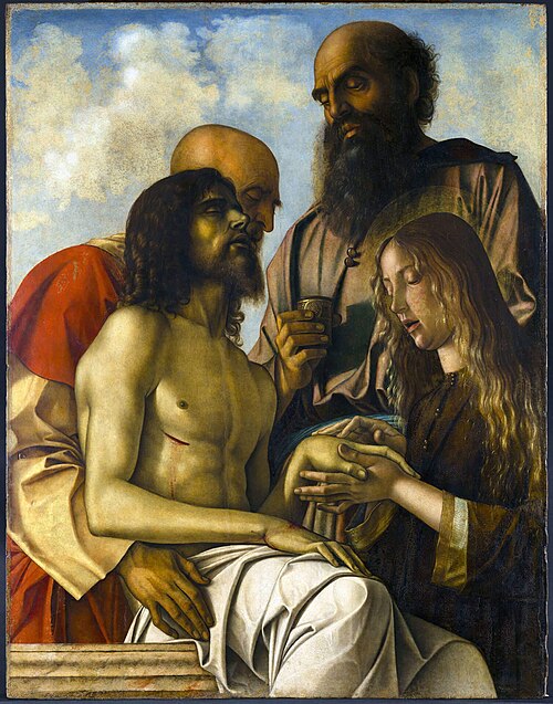 Lamentation sur le corps du Christ mort, 1472, Giovanni Bellini
