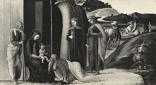 Anbetung der Könige, , Giovanni Bellini