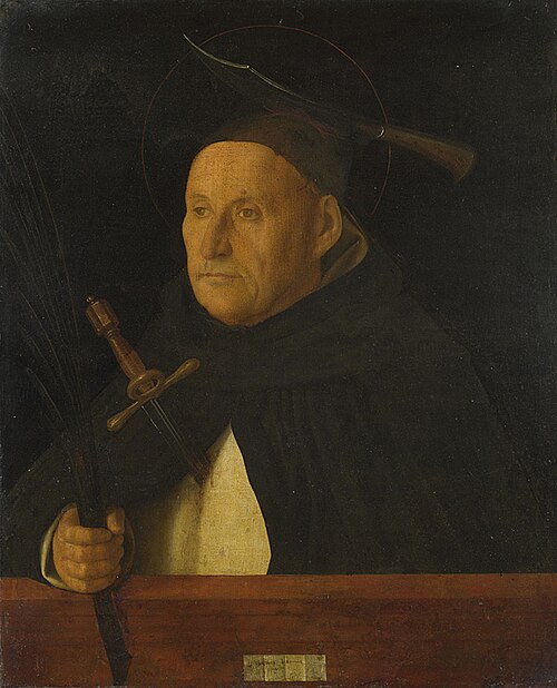 A Dominican, with the Attributes of Saint Peter Martyr, 1513, Giovanni Bellini