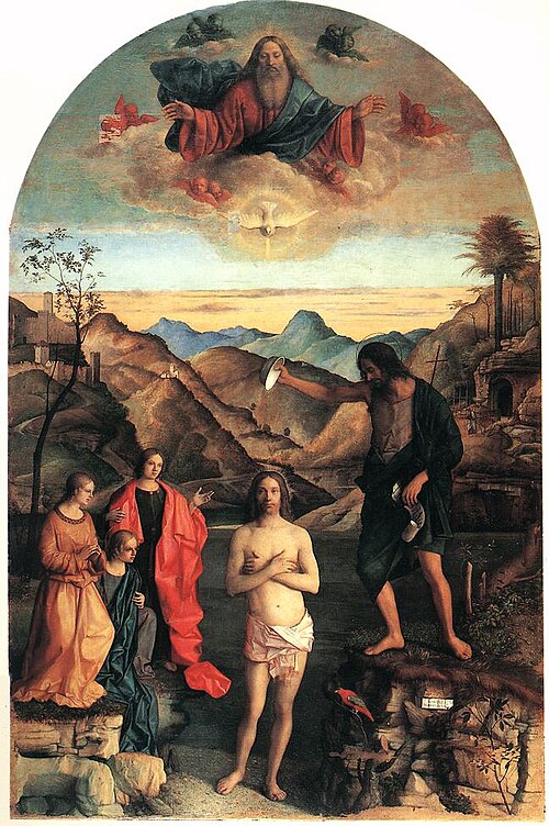 Baptism of Christ, 1500, Giovanni Bellini