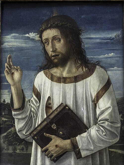 Blessing Christ, 1465, Giovanni Bellini