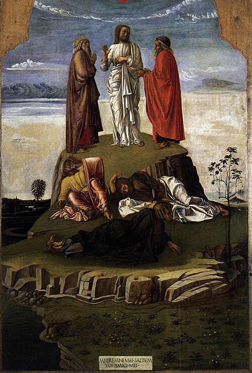 La Transfiguration, 1455, Giovanni Bellini