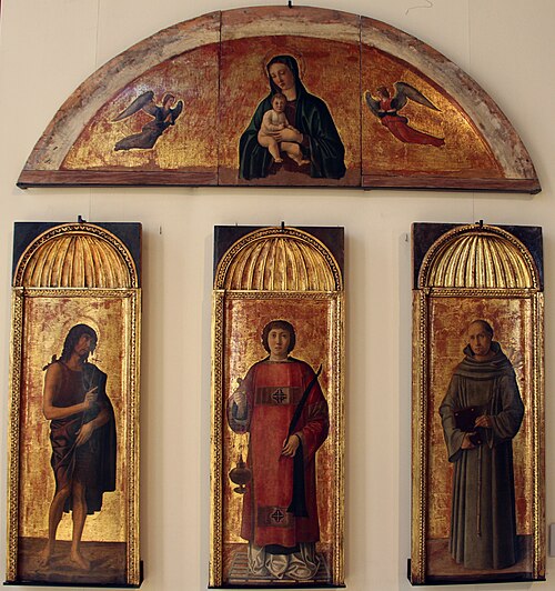 Triptych of Saint Lawrence, 1464, Giovanni Bellini