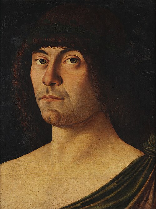 Portrait d'un jeune homme vêtu à l'antique, 1467, Giovanni Bellini