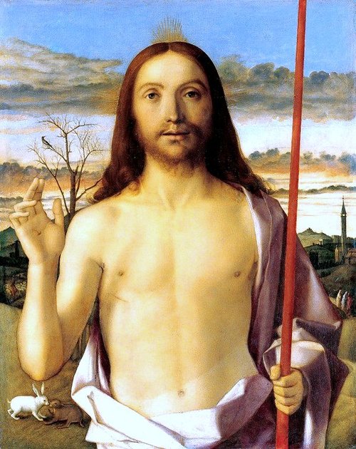 Le Christ bénissant, 1500, Giovanni Bellini