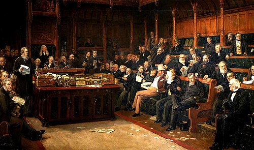 The House of Commons, 1878, 1878, William Morrison Wyllie