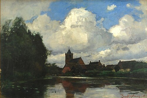 Gezicht op Giessen-Nieuwkerk, , Bernard Koldeweij