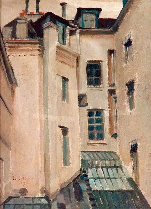 Back of Grosvenor Street, 1922, Leverton Harris