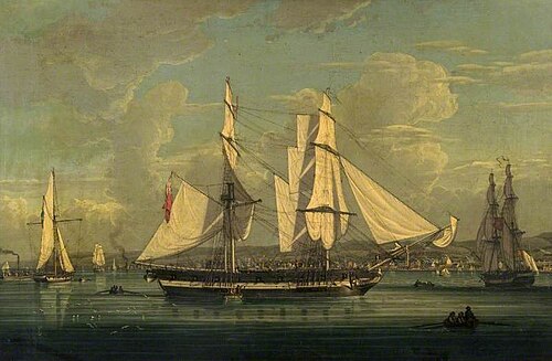 A Snow off Greenock, , Robert Salmon