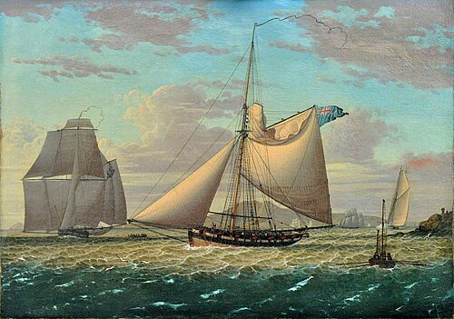 HMS Revenue Cutter 'Wickham', 1825, Robert Salmon