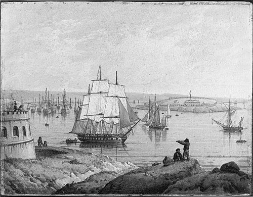Plimouth Sound, 1837, Robert Salmon