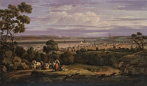 View of Greenock, Scotland, 1816, Robert Salmon