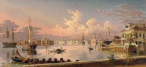 View of Venice, 1845, Robert Salmon