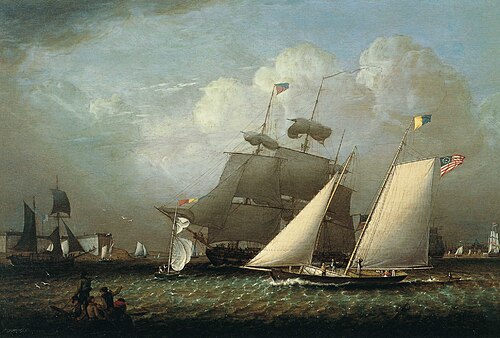 Picture of the 'Dream' Pleasure Yacht, 1839, Robert Salmon