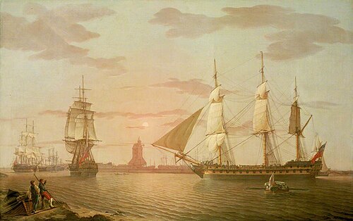 The East Indiaman 'Warley', 1804, Robert Salmon