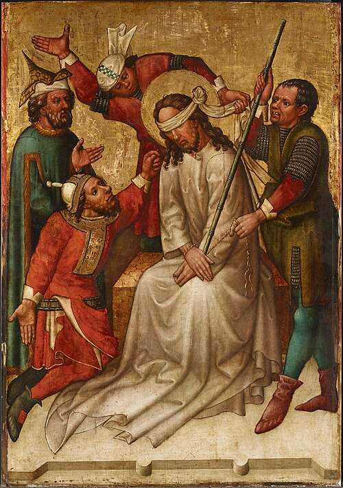 Verspottung Christi, 1447, Meister des Andreas-Altars