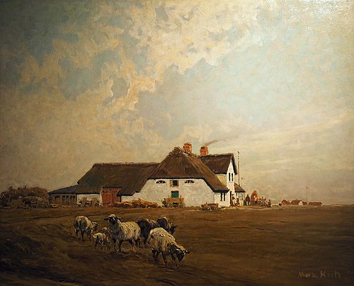 Sylter Gehöft, 1900, Max Koch