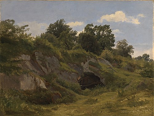 Landschaft bei Albano, 1843, Eduard Wilhelm Pose
