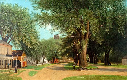 West Springfield, 1870, Nelson Augustus Moore