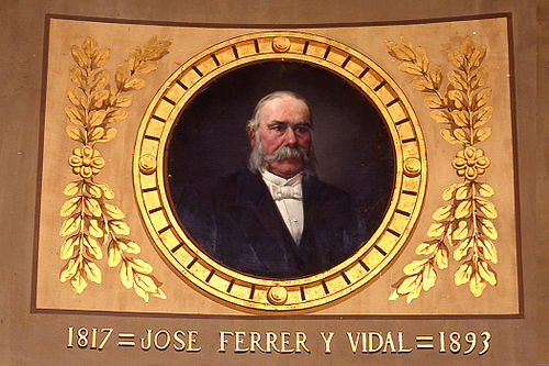 Portrait of Josep Ferrer i Vidal, 1875, Joan Juncosa Morlans