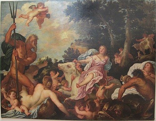 Abduction of Europe, , Alessandro Varotari