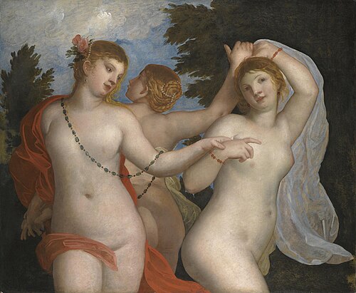 The Three Graces, , Alessandro Varotari