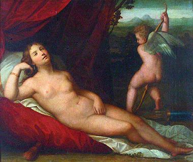 Vénus et l'amour, 1620, Alessandro Varotari