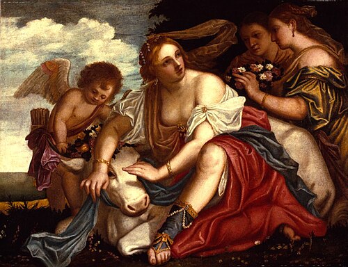Europa and the Bull, 1640, Alessandro Varotari