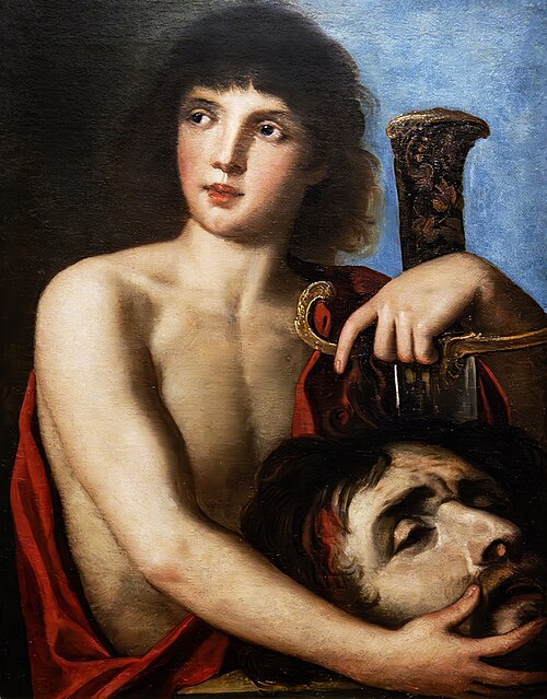 David avec la tête de Goliath, 1650, Alessandro Varotari