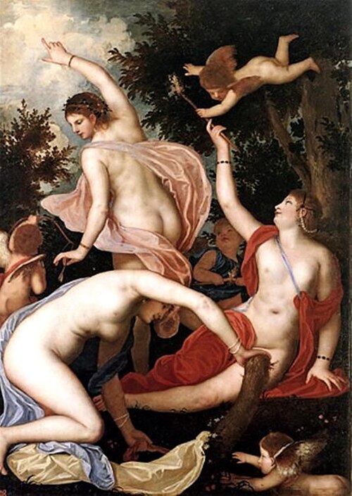 Les trois Grâces, 1620, Alessandro Varotari