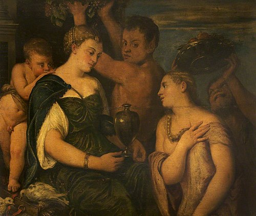 A Variant of the D'Avalos Allegory (after Titian), 1624, Alessandro Varotari
