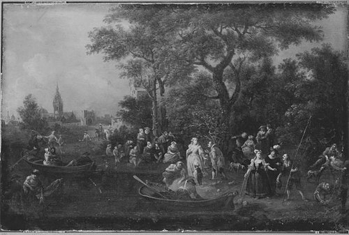 Landpartie, 1714, Frans Breydel