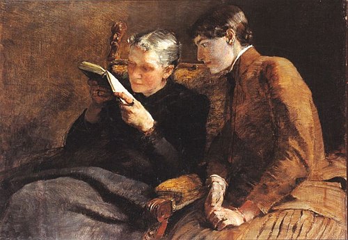 The readers, 1886, Clara von Rappard