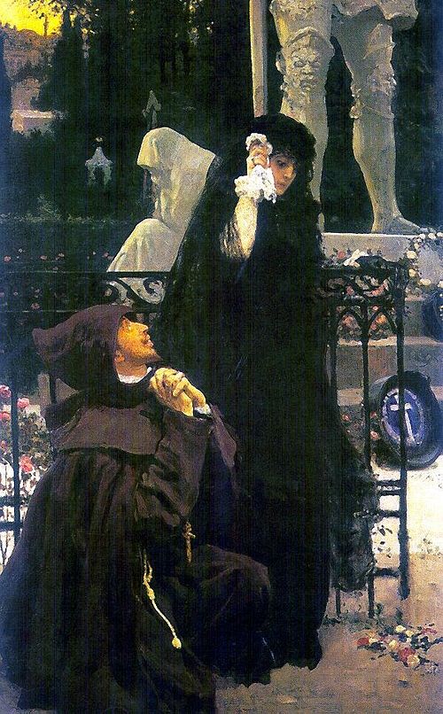 The Stone Guest. Don Juan and Doña Ana, 1885, Ilia Répine