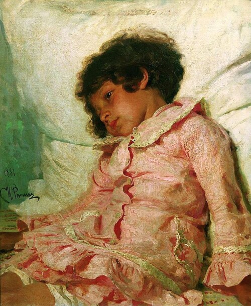 Nadia Repine, 1881, Ilia Répine