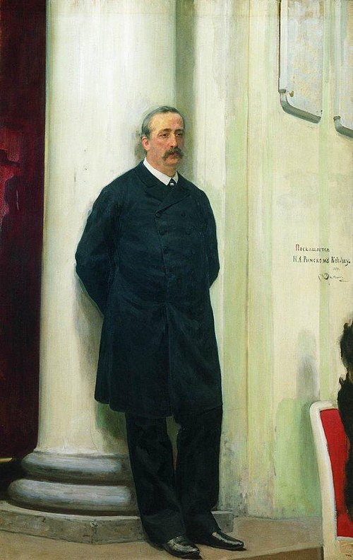 Portrait of Alexander Borodin, 1888, Ilia Répine