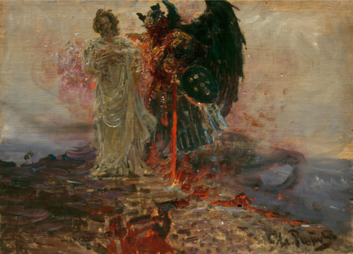 Get Thee Behind Me, Satan, 1895, Ilia Répine