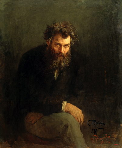 Portrait of Ivan Shishkin, 1876, Ilya Repin