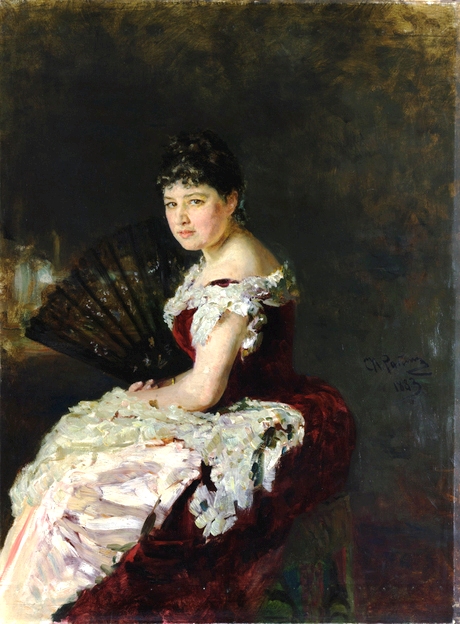 Delt va Maria Nikolayevna Klimentova, 1883, Ilia Répine