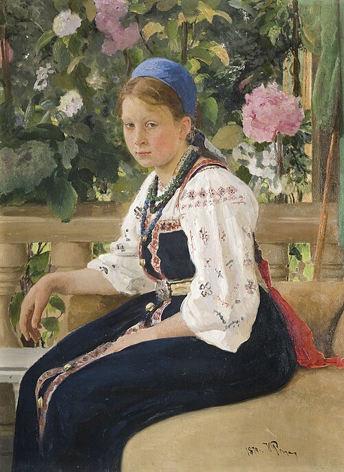 Портрет Софьи федоровны Мамонтовой, 1879, Ilia Répine