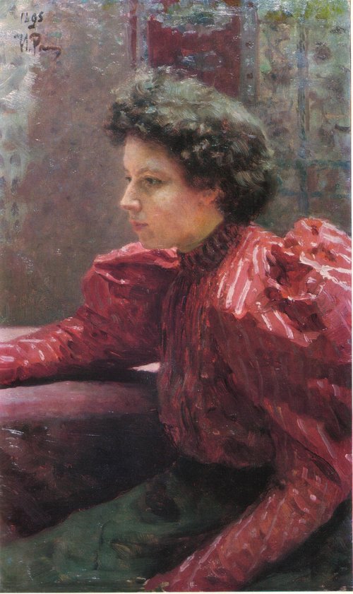 Портрет Н.И. Репиной, 1895, Ilia Répine