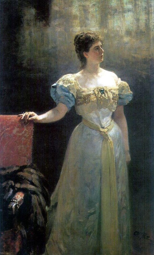 Портрет княгини Марии Клавдиевны Тенишевой, 1896, Ilia Répine