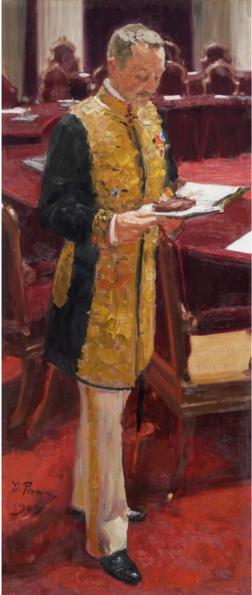Andrey Alexandrovich Bobrinskiy (1844 – 1930), 1903, Ilya Repin