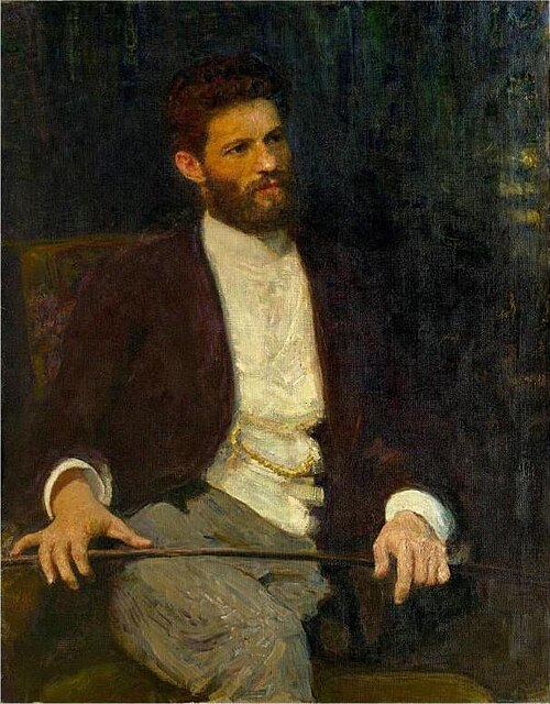 Portrait of the sculptor Mark Matveevich Antokolski., 1914, Ilia Répine