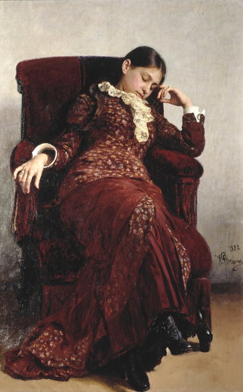 Taking a rest, 1882, Ilya Repin