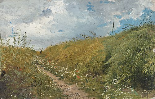 Road through a dell, 1874, Ilya Repin