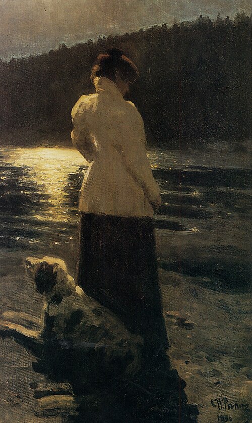 Nuit au clair de lune. Zdravnevo, 1896, Ilia Répine
