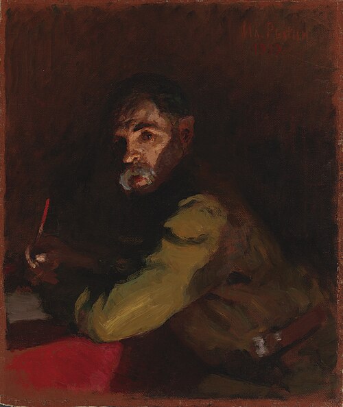 Writing Doctor, 1919, Ilya Repin
